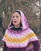 Embossed Leaves Hood